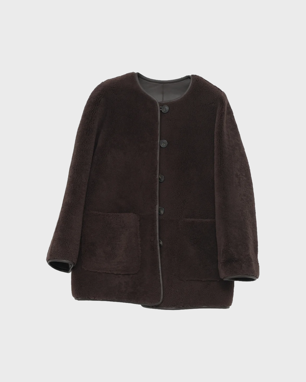 Af Agger Brown Shearling Coat