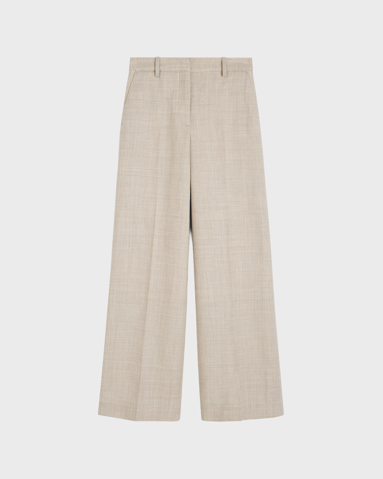 By Malene Birger Grey Brown Melange Rosabella Trousers