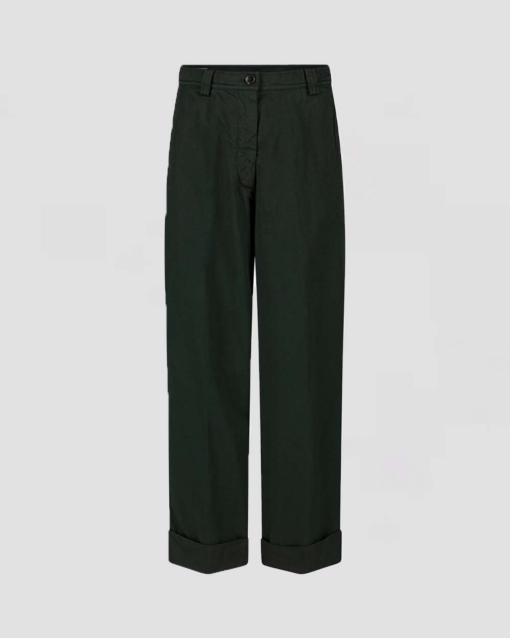 Dries Van Noten Dark Green Pakora Bis Pants — FF2 Dries Van Noten Dark Green Pakora Bis Pants — FF2
