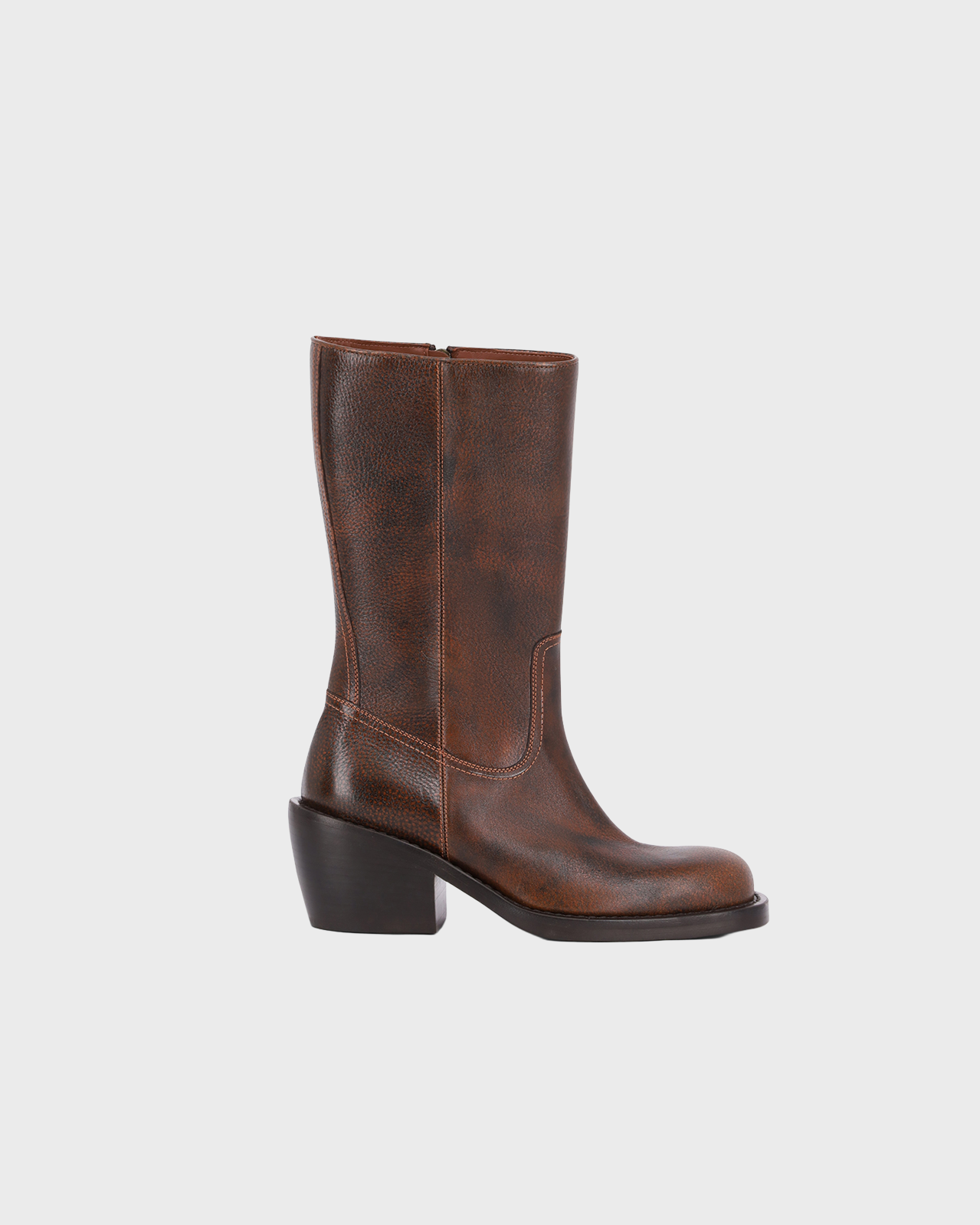 Dries Van Noten Dark Brown Boots