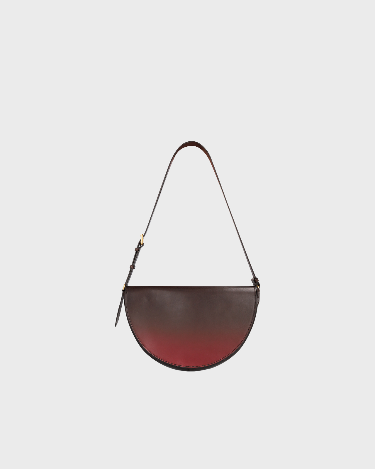 Dries Van Noten Dark Brown Leather Bag