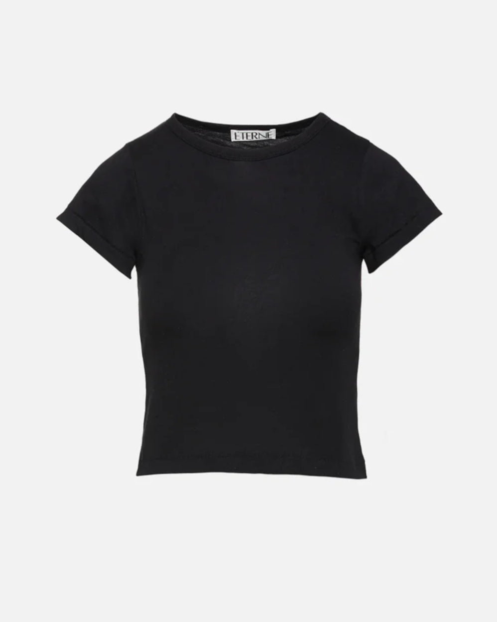 Èterne Classic Short Sleeve Baby Tee Black