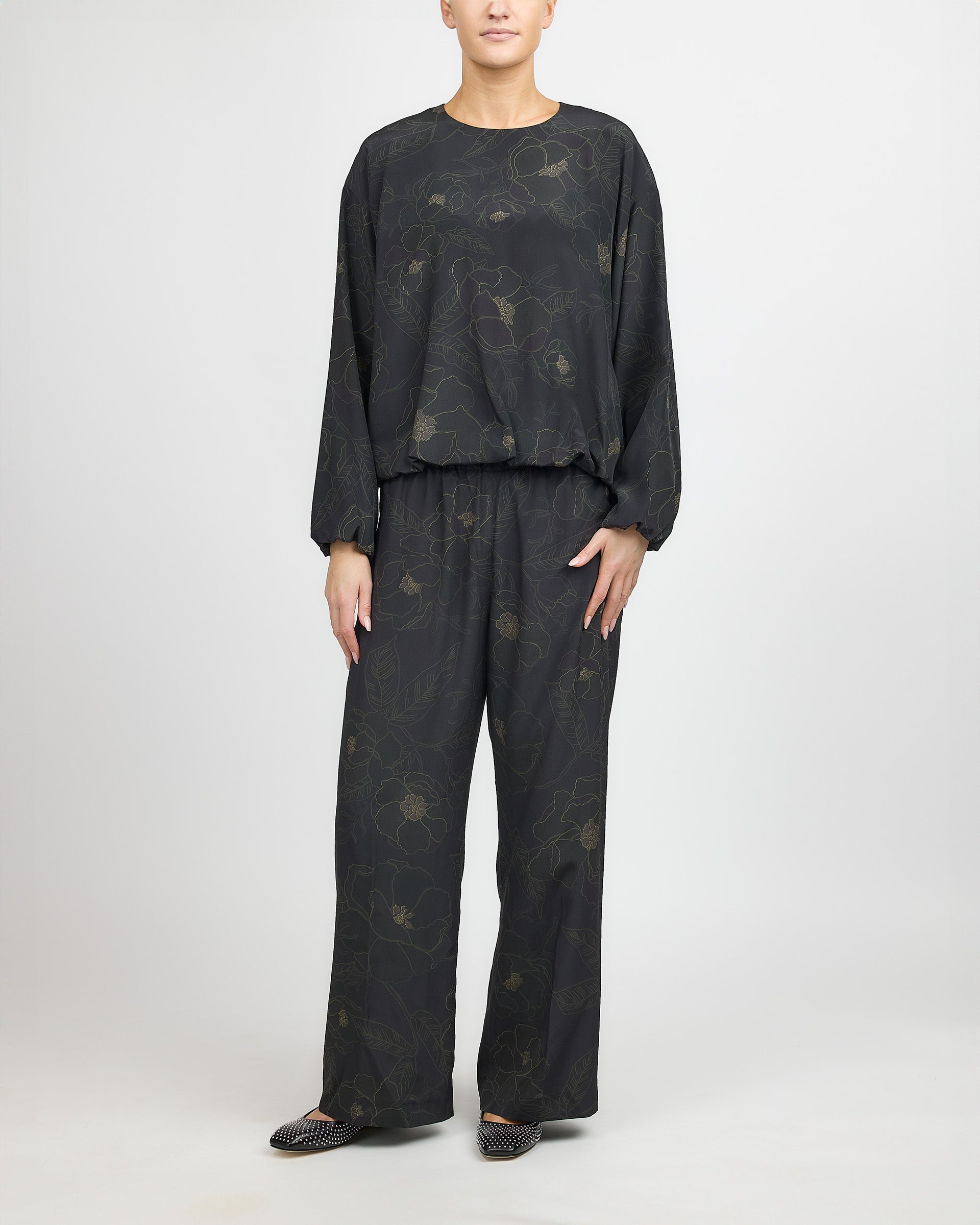 Dries Van Noten Black Puvis Pants