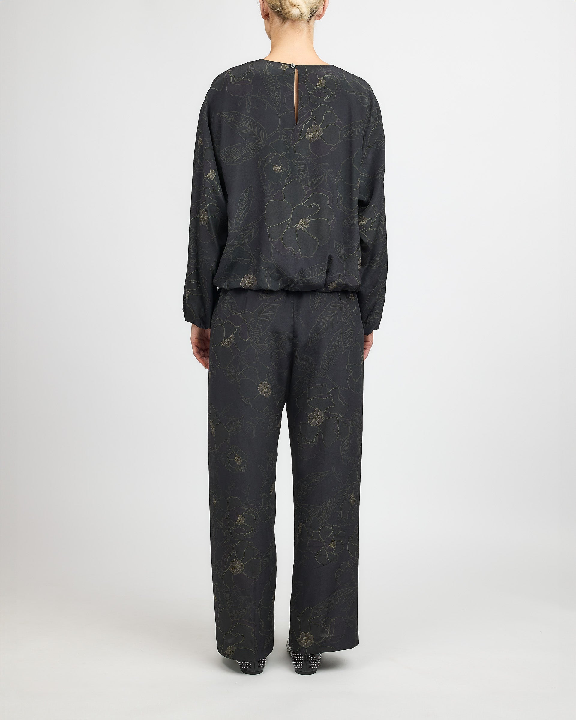 Dries Van Noten Black Puvis Pants