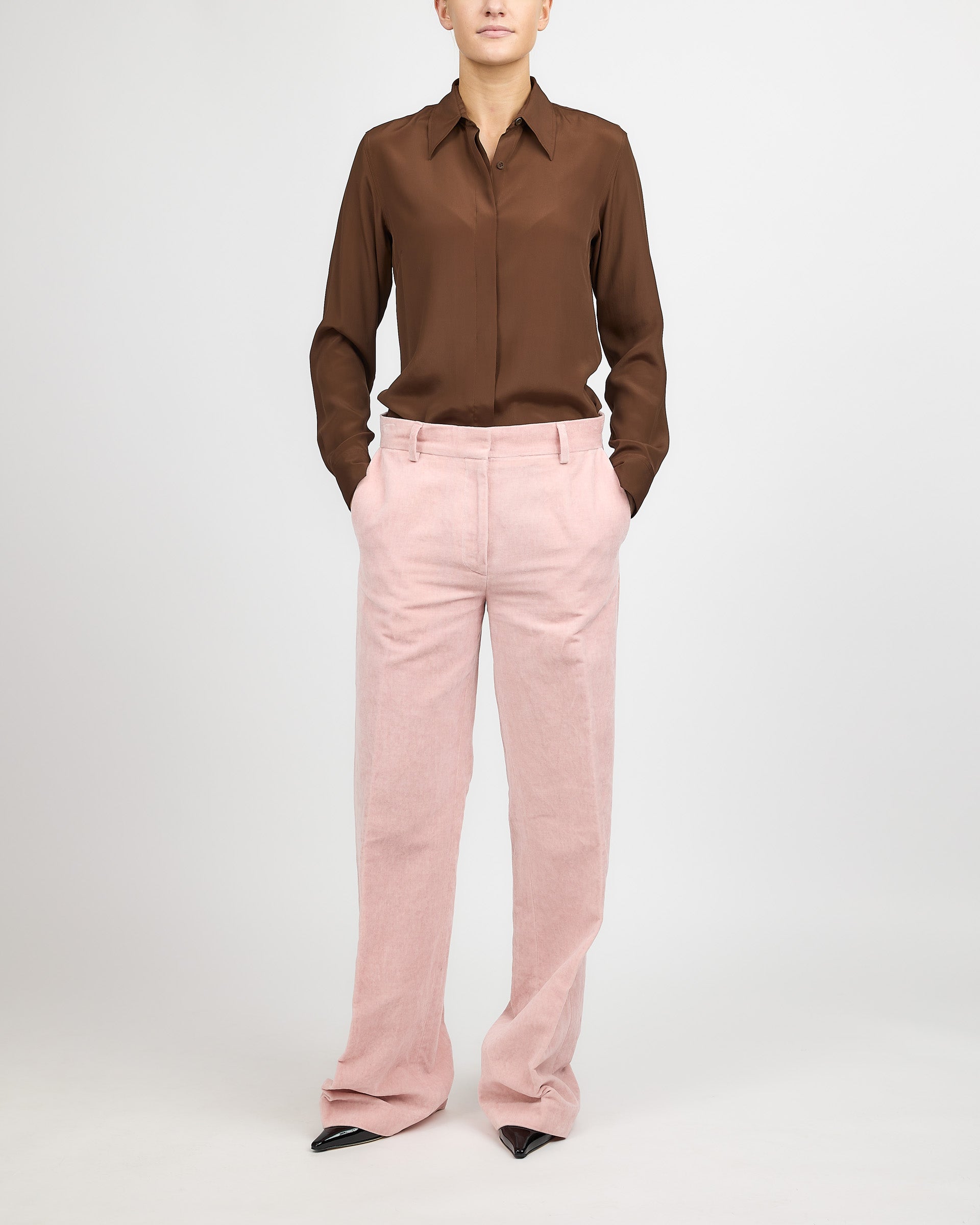 Dries Van Noten Light Pink Paxy Pants