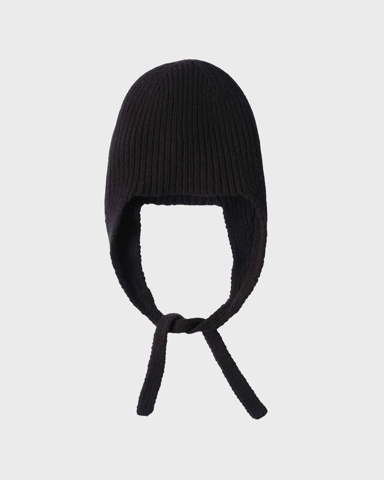 Margaret Howell Black Ear Flap Hat