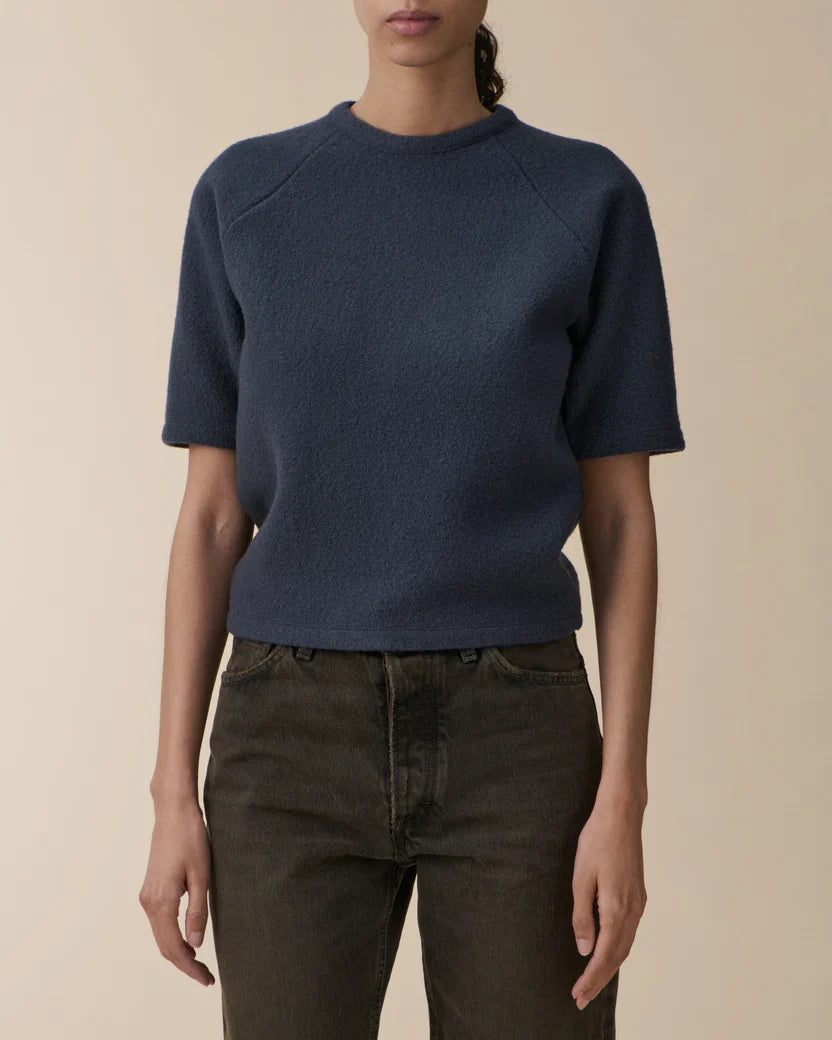 Jeanerica Anthracite Fleur Blouse