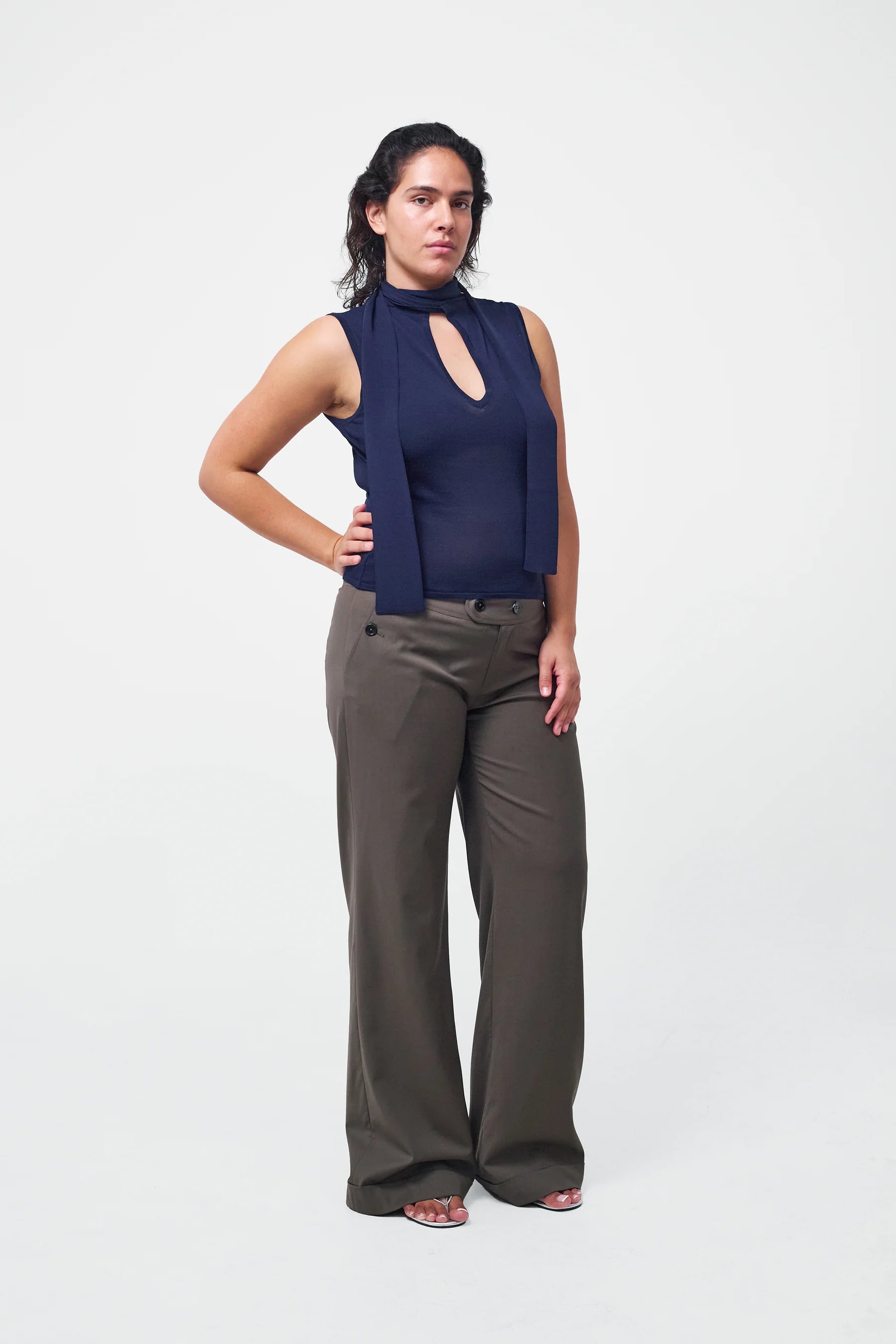 Kernemilk Dark Navy Vera Top