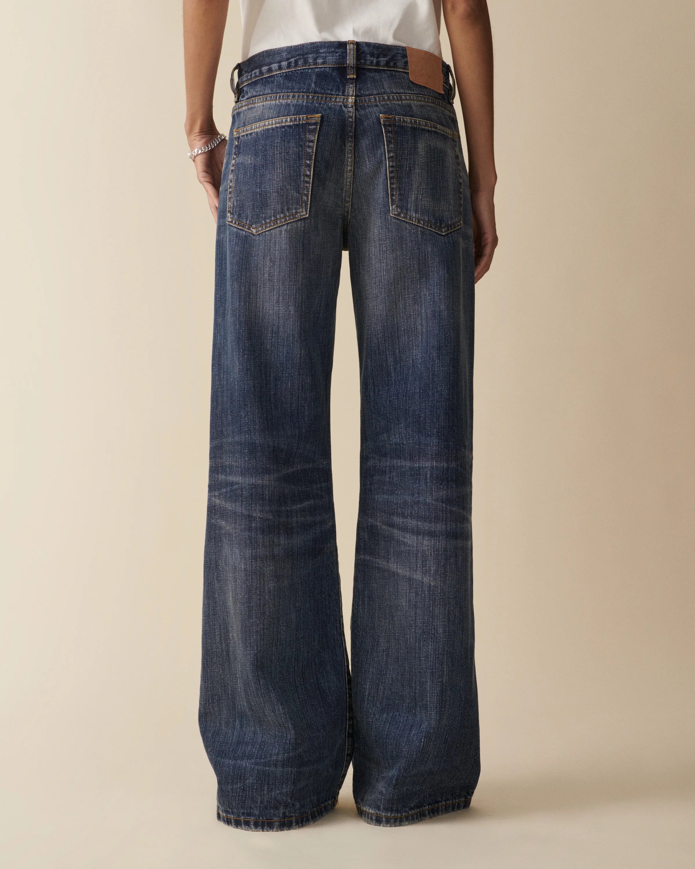 Jeanerica Dark Blue Righe Kyoto Jeans