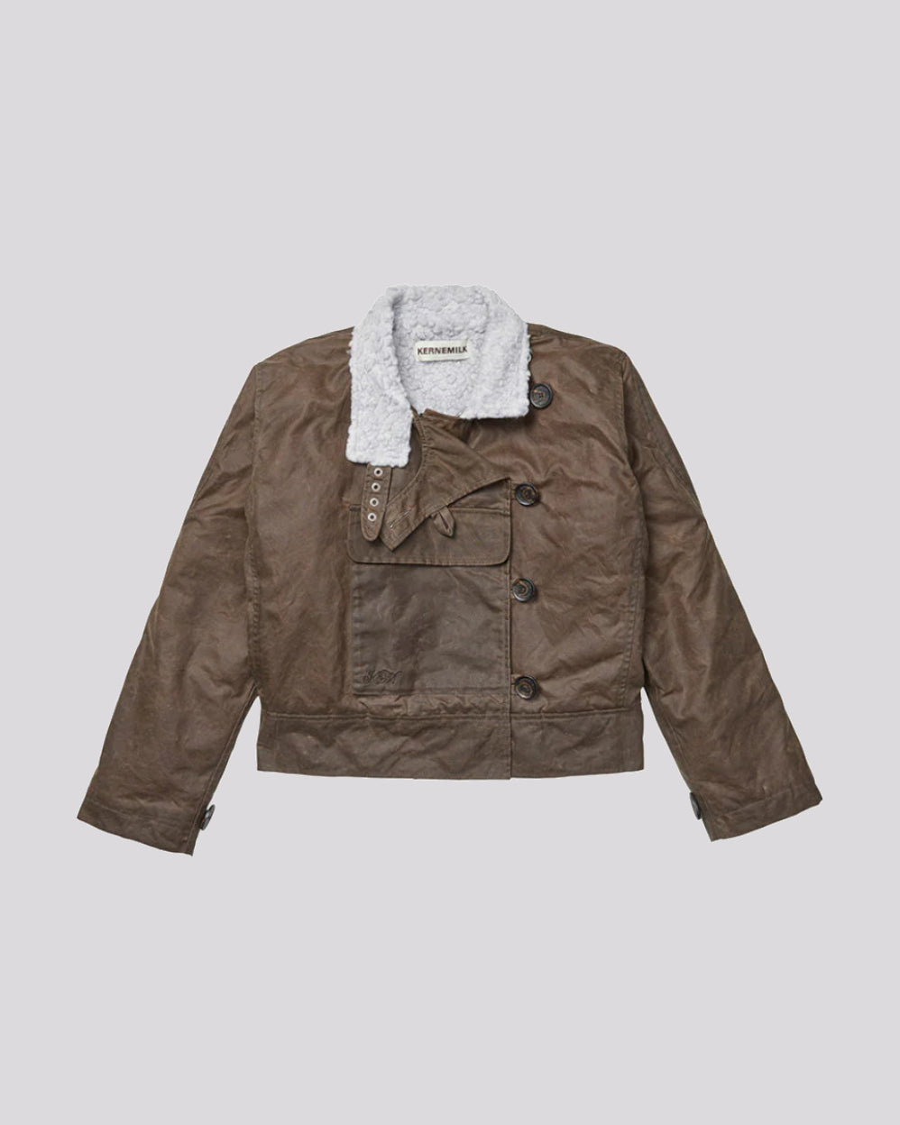 Kernemilk Brown Pilot Jacket