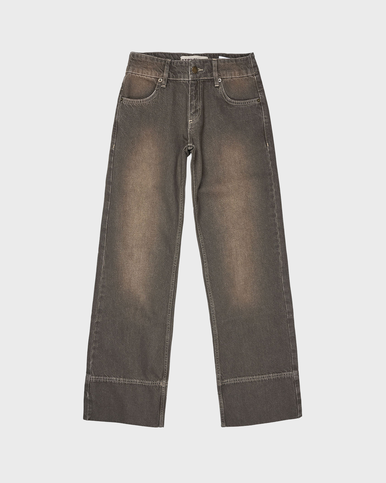 Kernemilk Dusty Green Karli Jeans