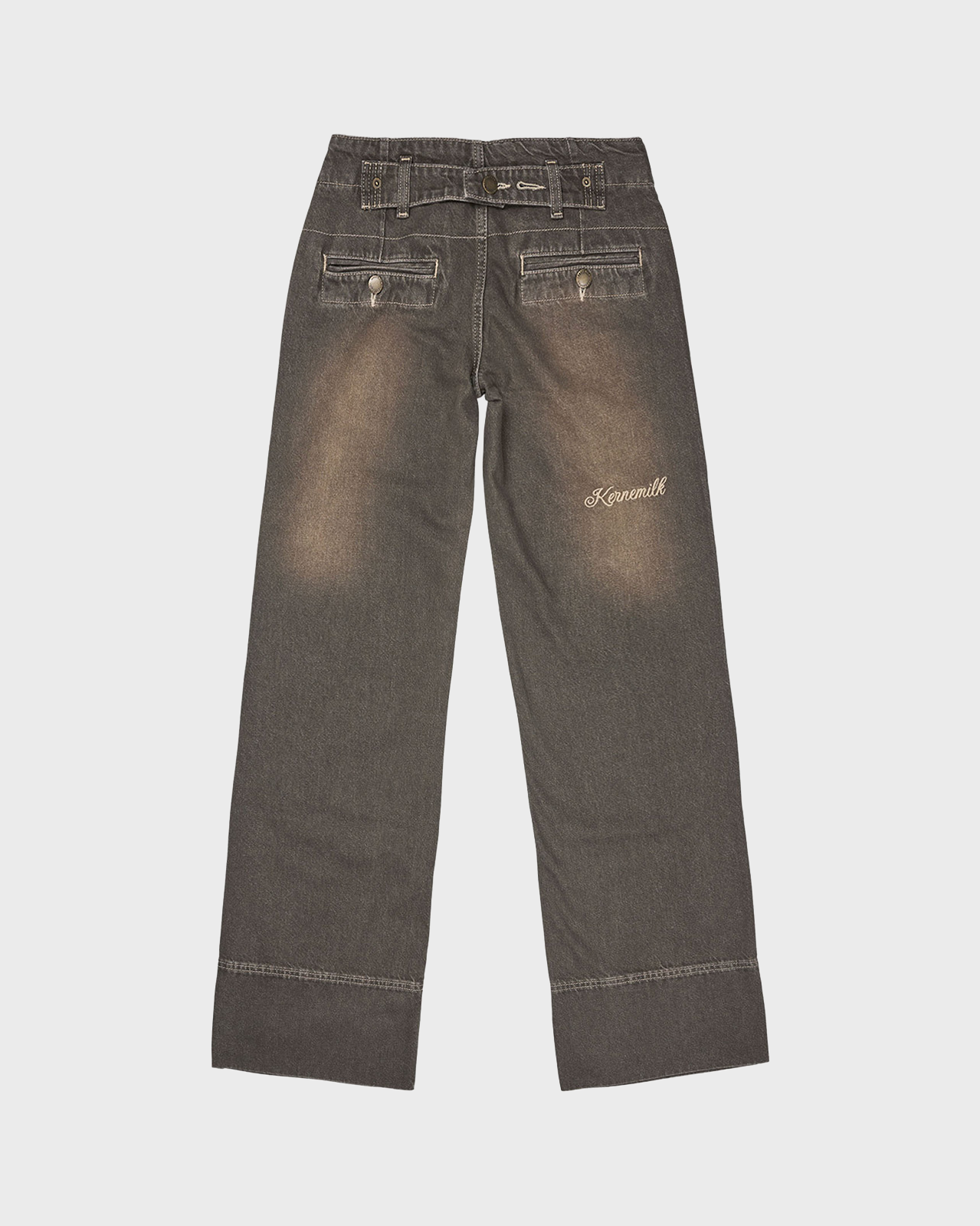 Kernemilk Dusty Green Karli Jeans