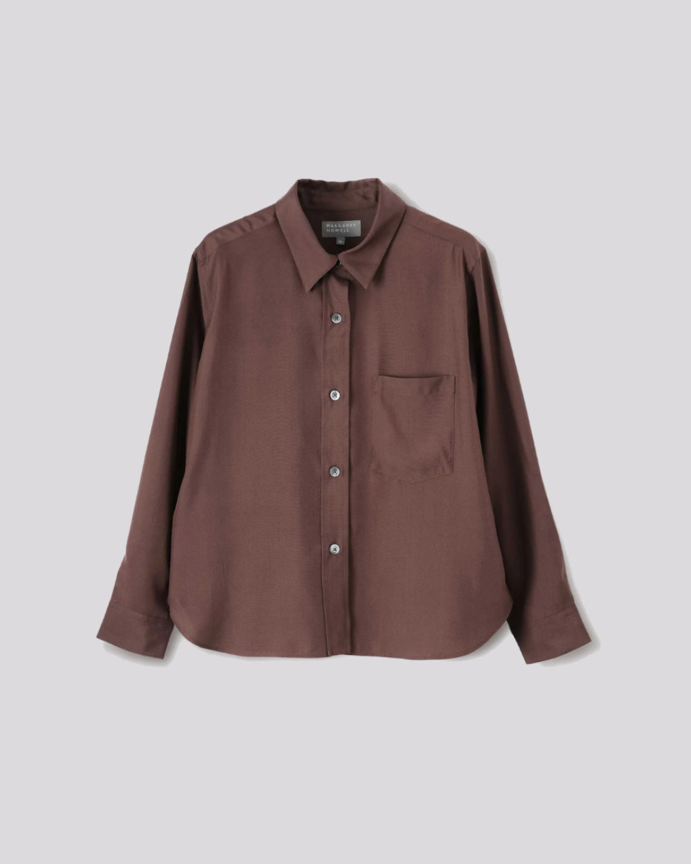 Margaret Howell Rich Brown Simple Shirt