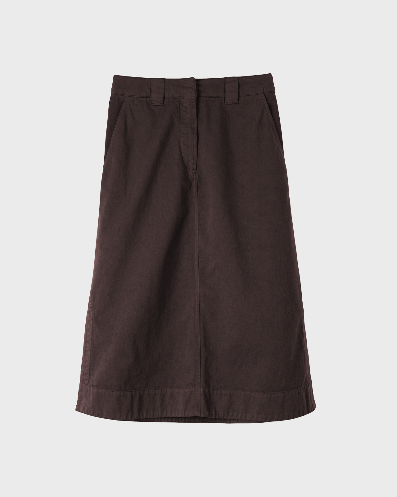 MHL Cocoa Side Vent Skirt