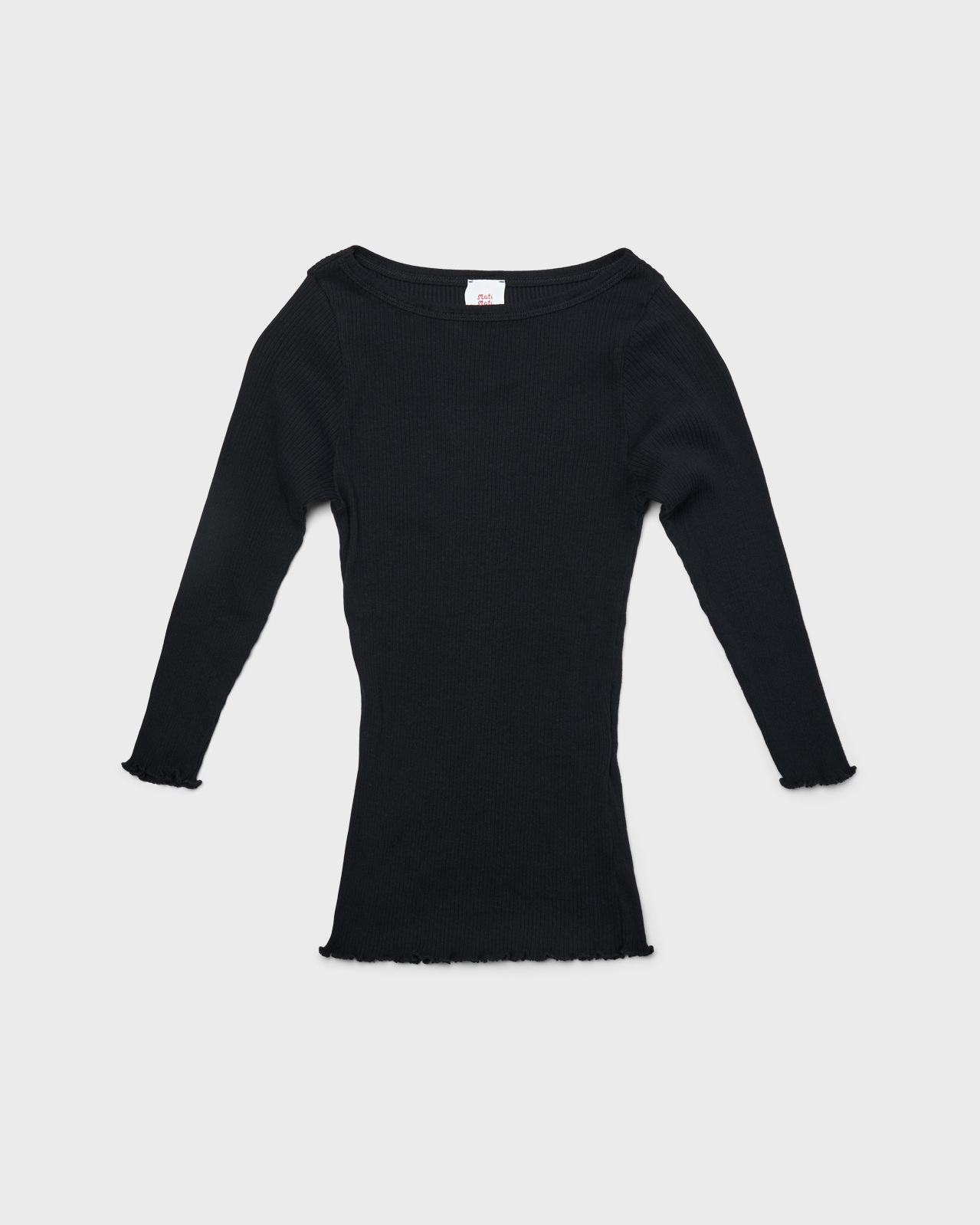 Mati Mati Black Laura Boat Neck Blouse