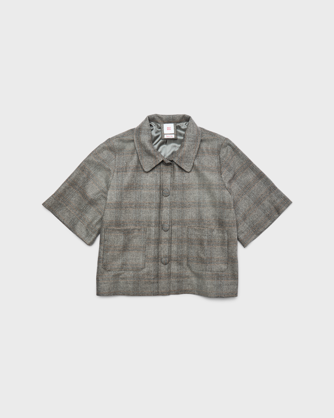 Mati Mati Grey Check Amanda Lin Shirt