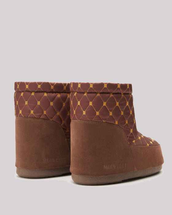 Moon Boot No Lace Quilted Brown