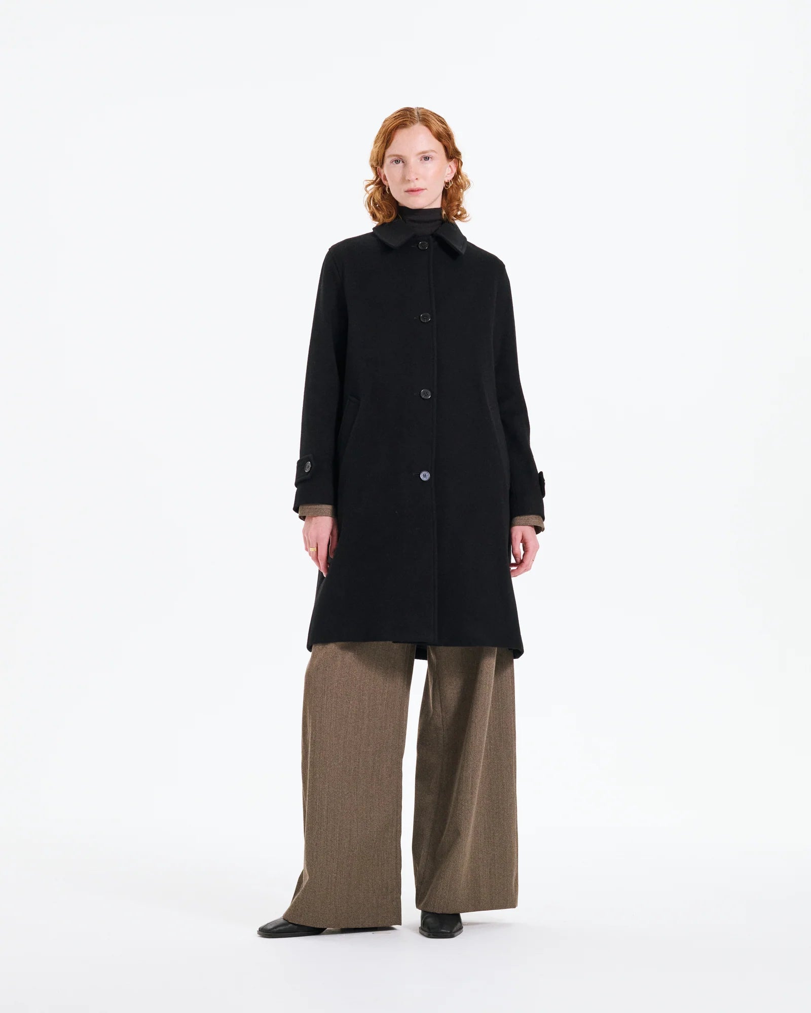 Mackintosh Black Wool Cashmere Banton BT Coat
