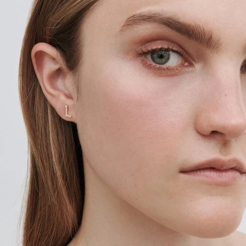 Sophie Bille Brahe Simple Letter L Earring