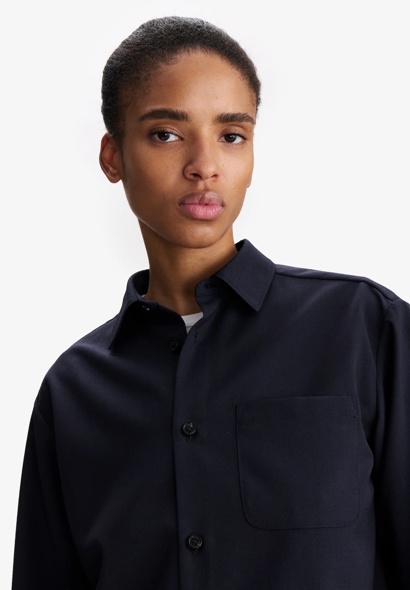 A.P.C. Dark Navy Sandra Shirt