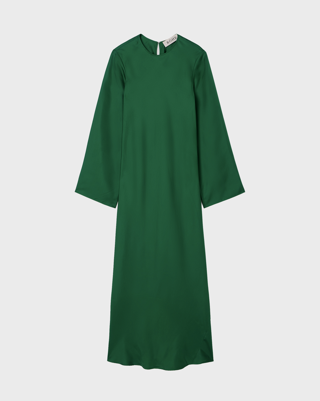RÓHE Emerald Fluid Silk Dress