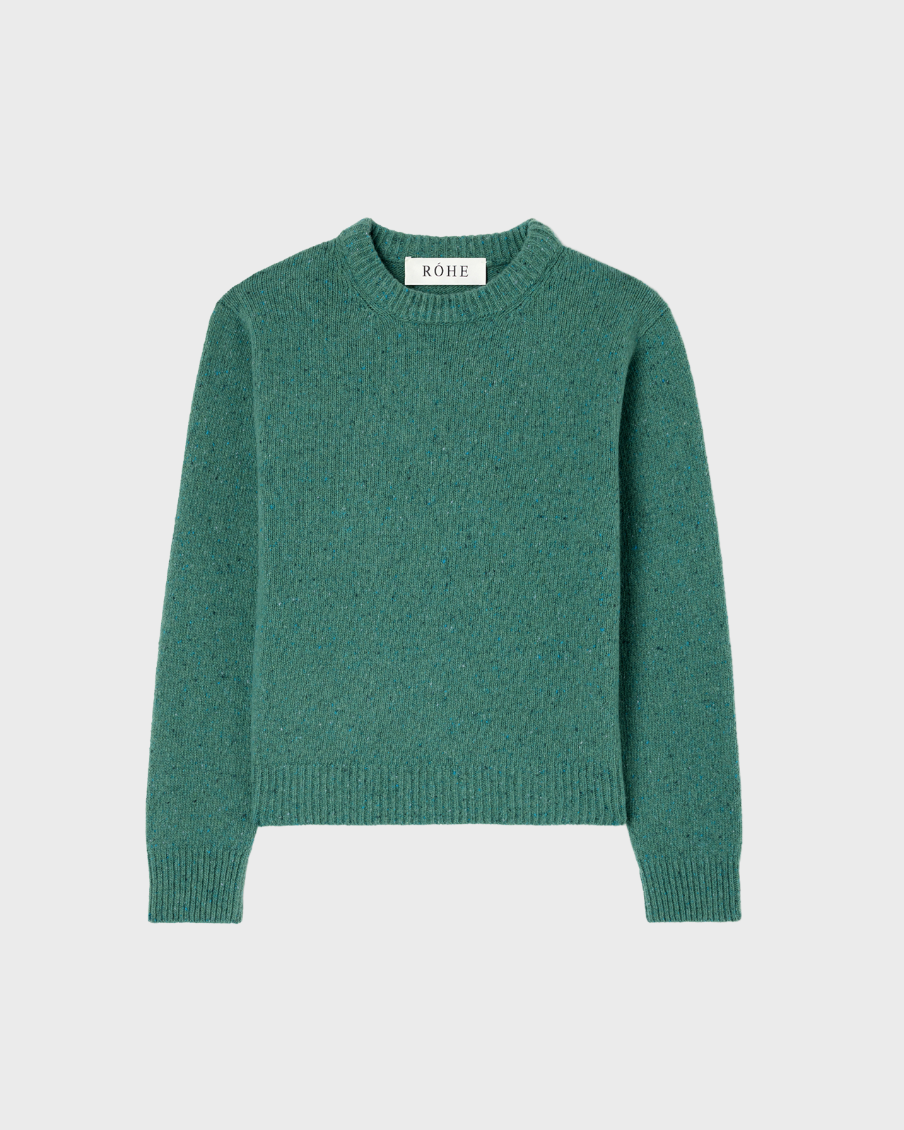 RÓHE Jade Fitted Mouliné Crewneck