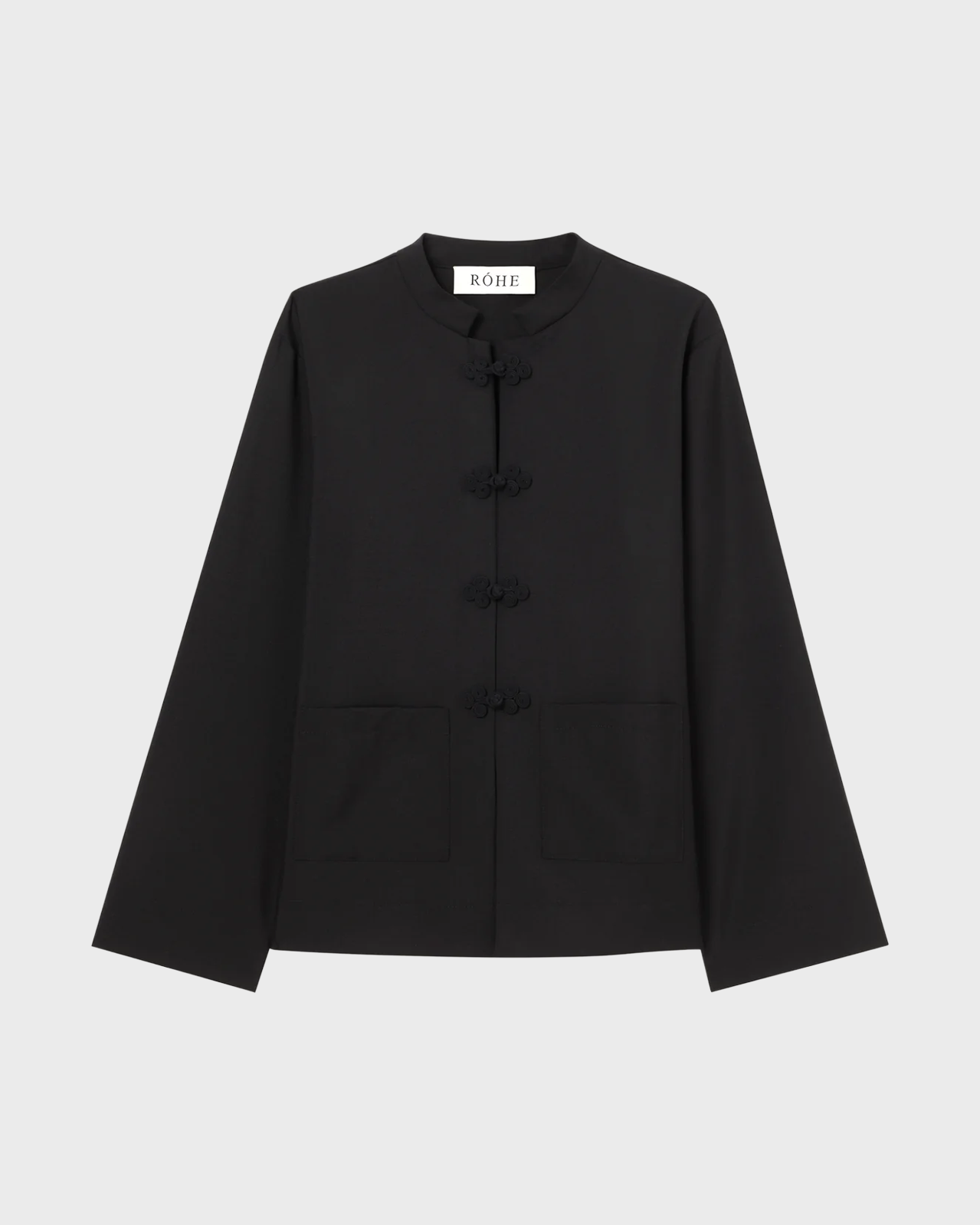 RÓHE Black Pankou Closure Jacket