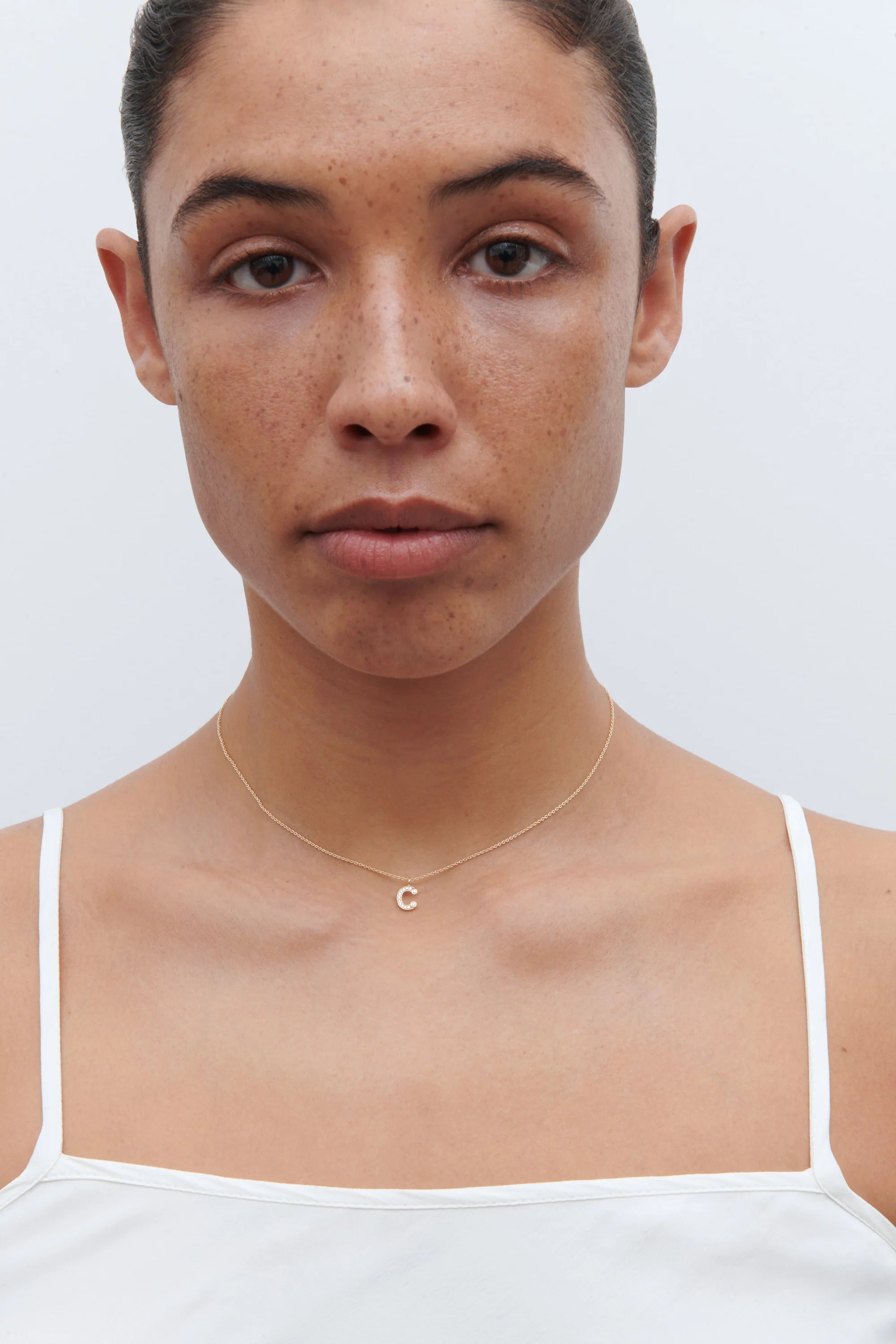 Sophie Bille Brahe Simple Letter C Necklace