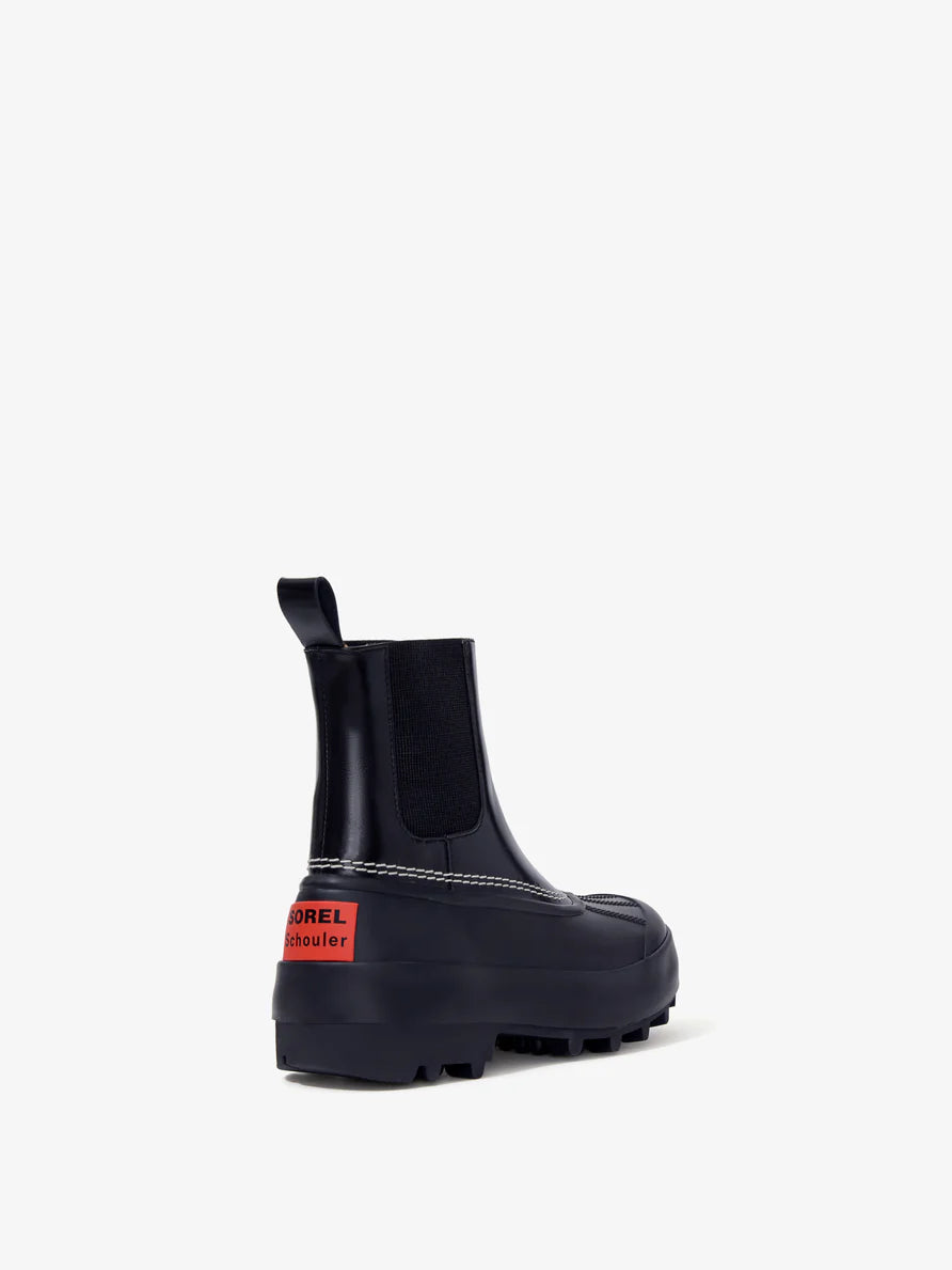 Proenza Schouler X Sorel Caribou Chelsea Boot Black/Chalk