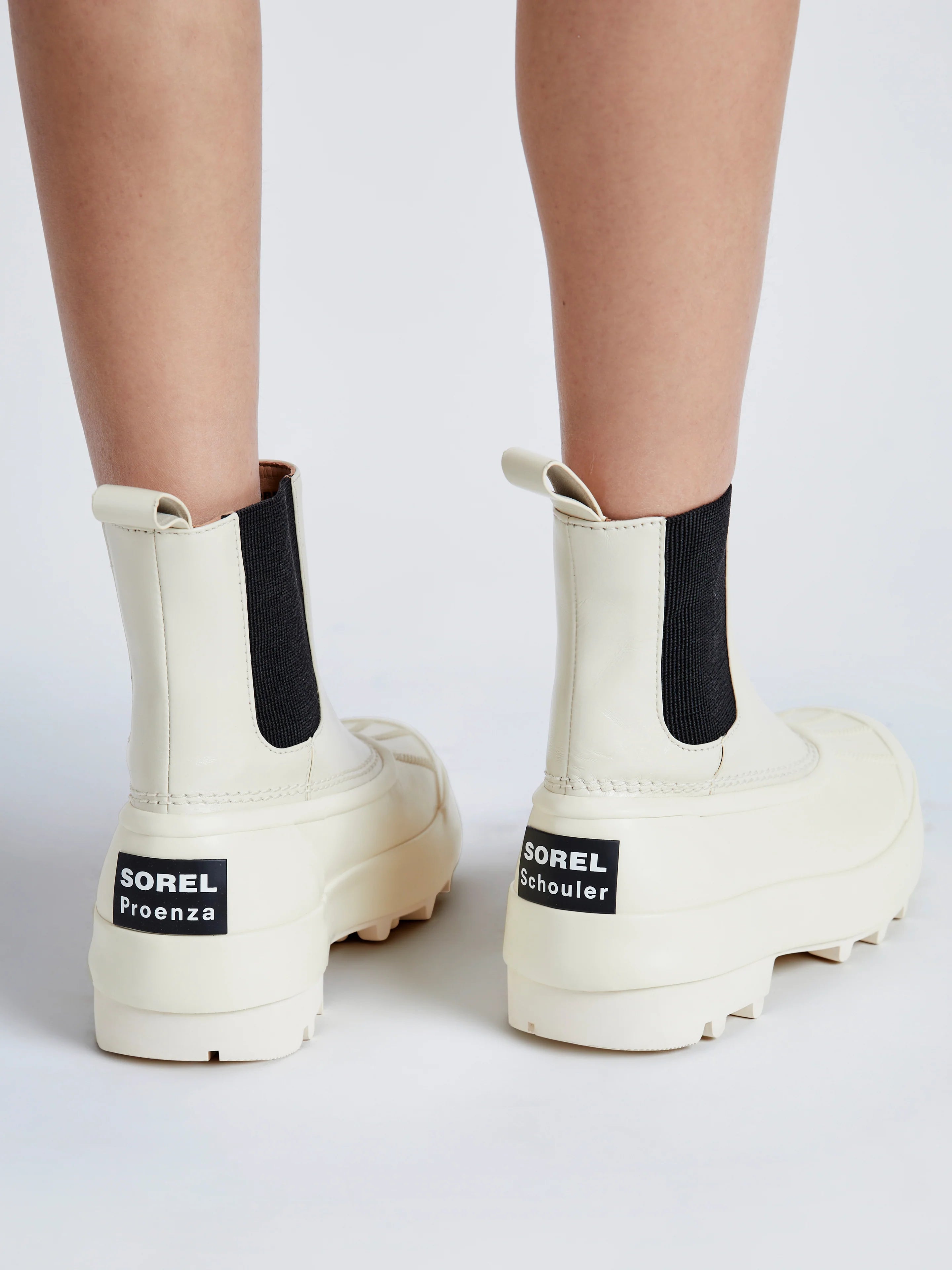 Proenza Schouler X Sorel Caribou Chelsea Boot Chalk/Black