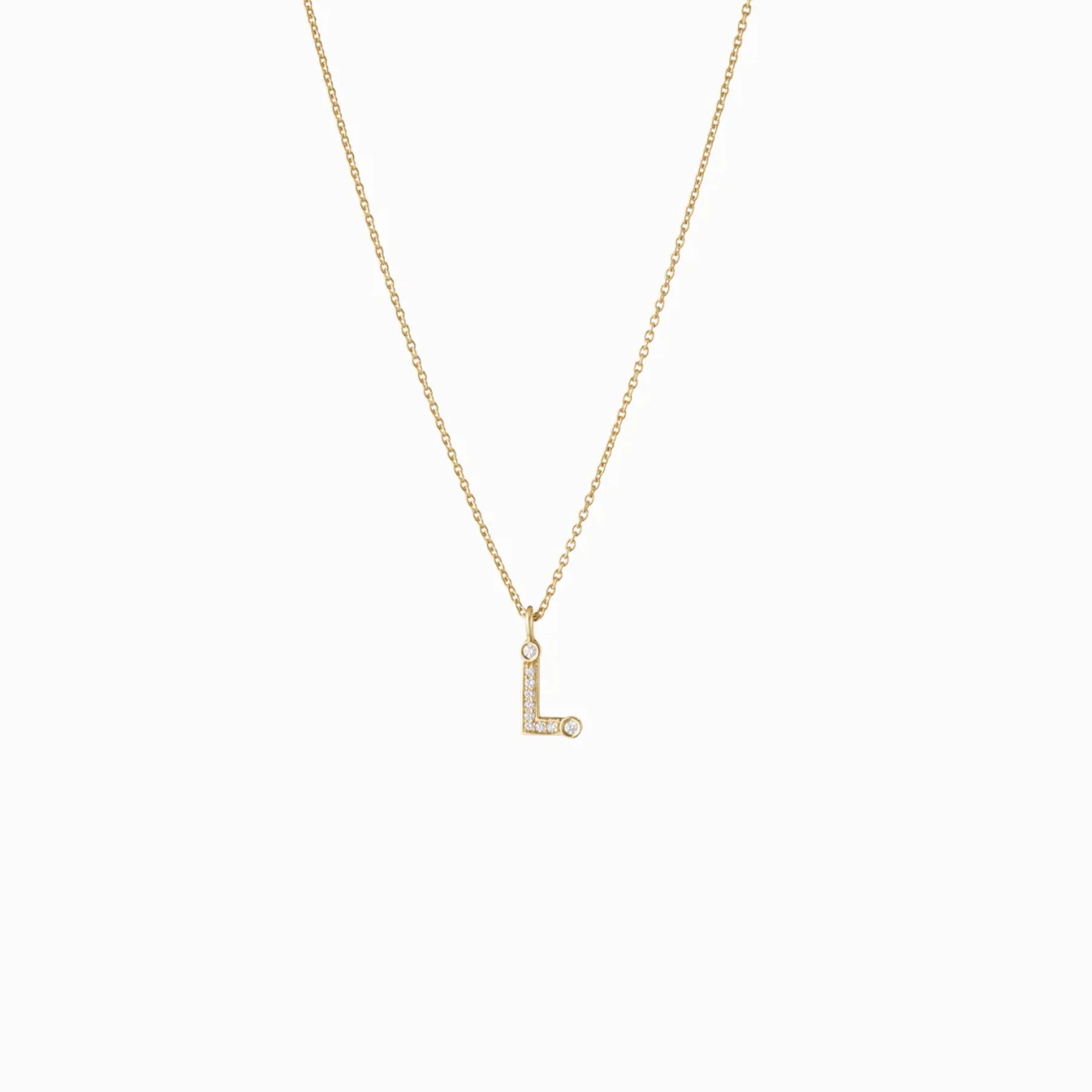 Sophie Bille Brahe Simple Letter L Necklace