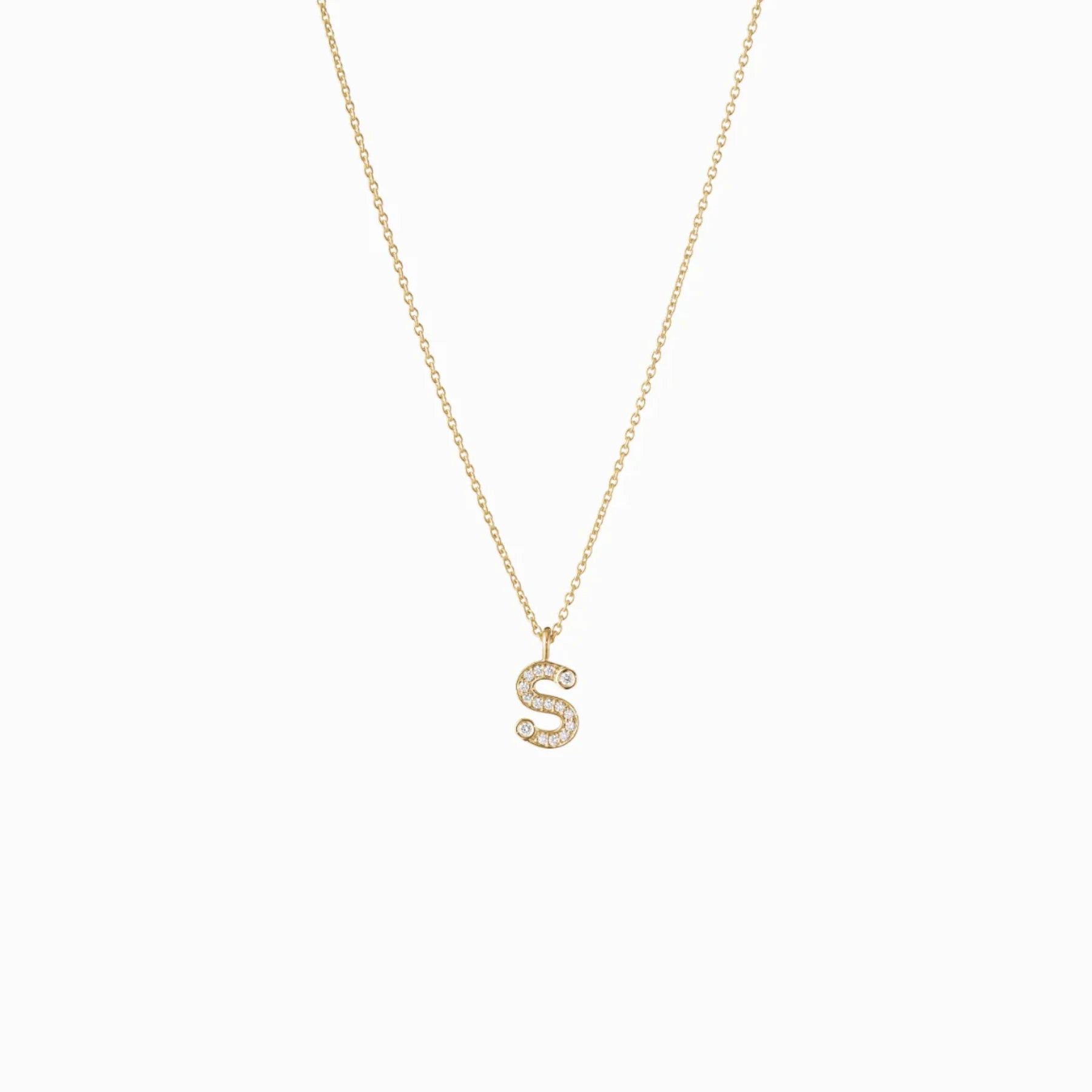 Sophie Bille Brahe Simple Letter S Necklace
