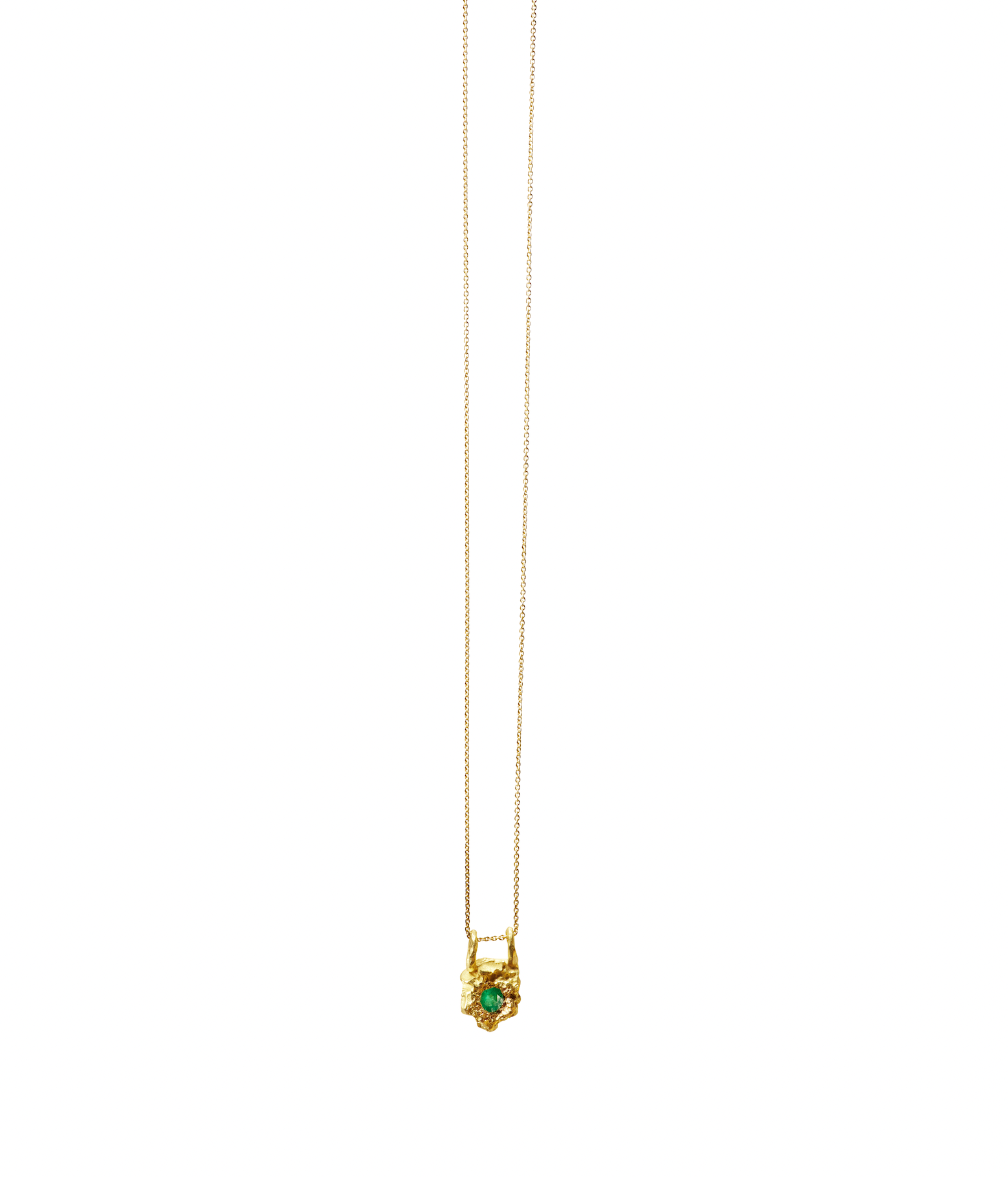 Elhanati Muse Emerald Necklace Small