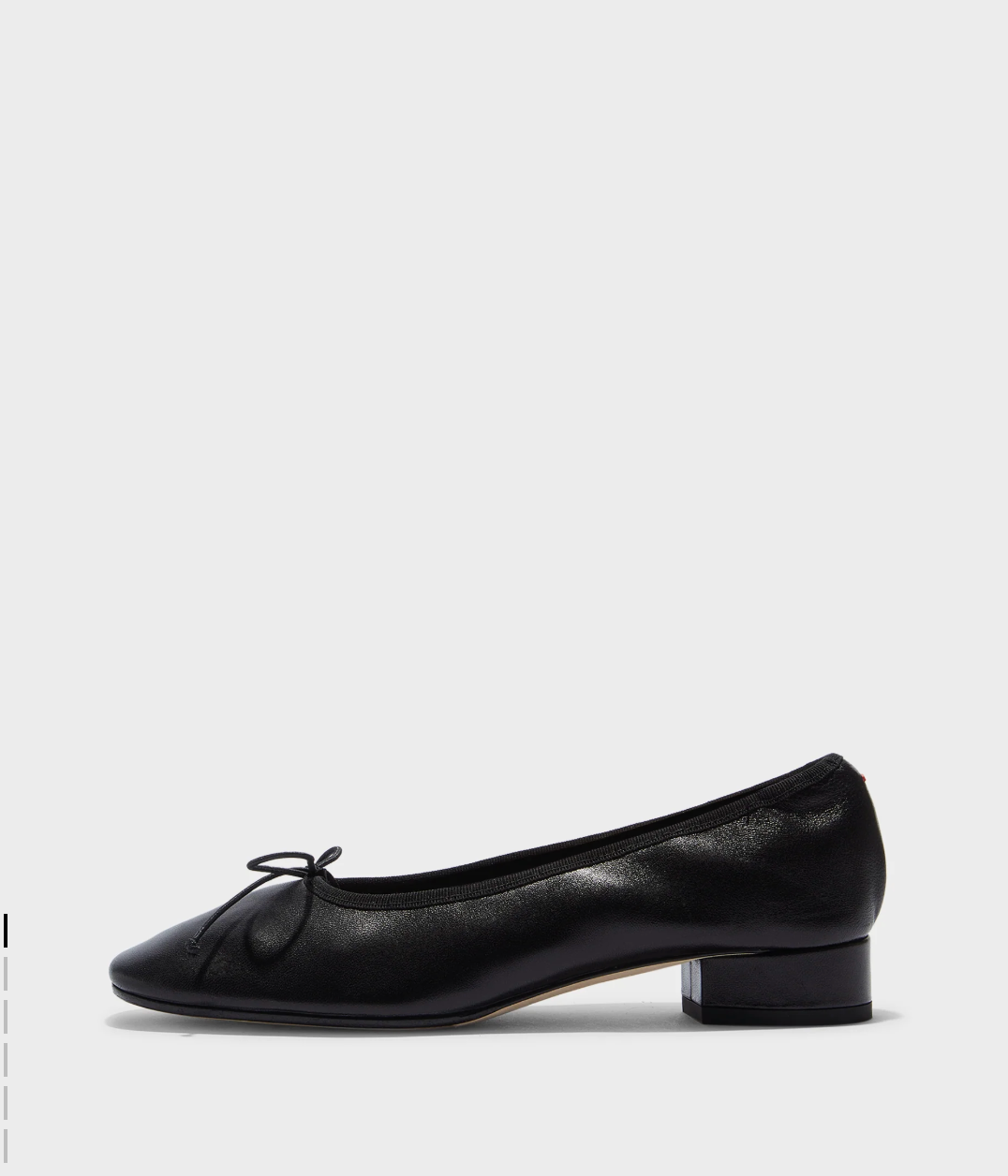 Aeyde Black Nappa Leather Onda Ballet Flats