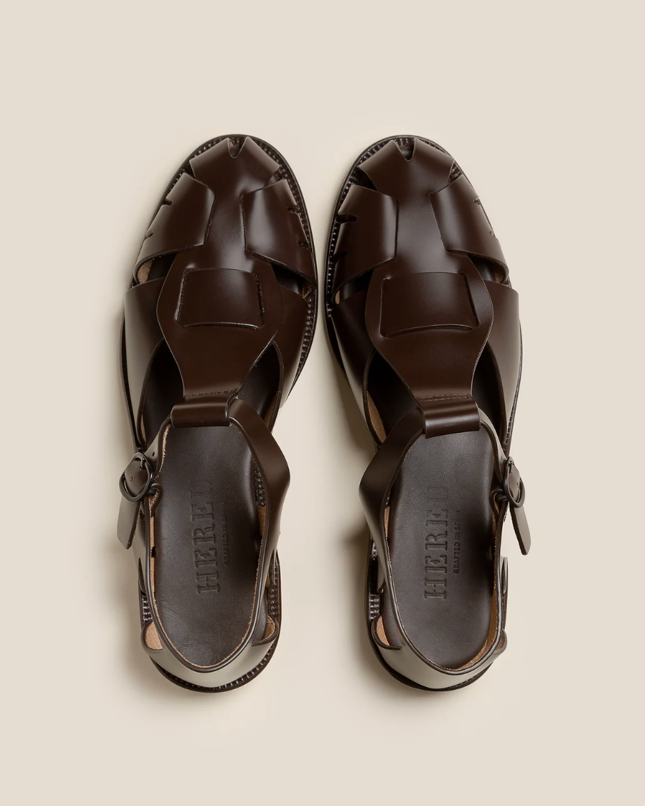 Hereu Pesca Fisherman Sandal Dark Brown
