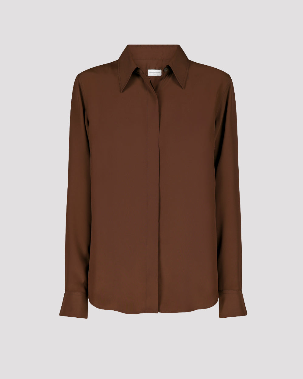 Dries Van Noten Brown Chowy Shirt