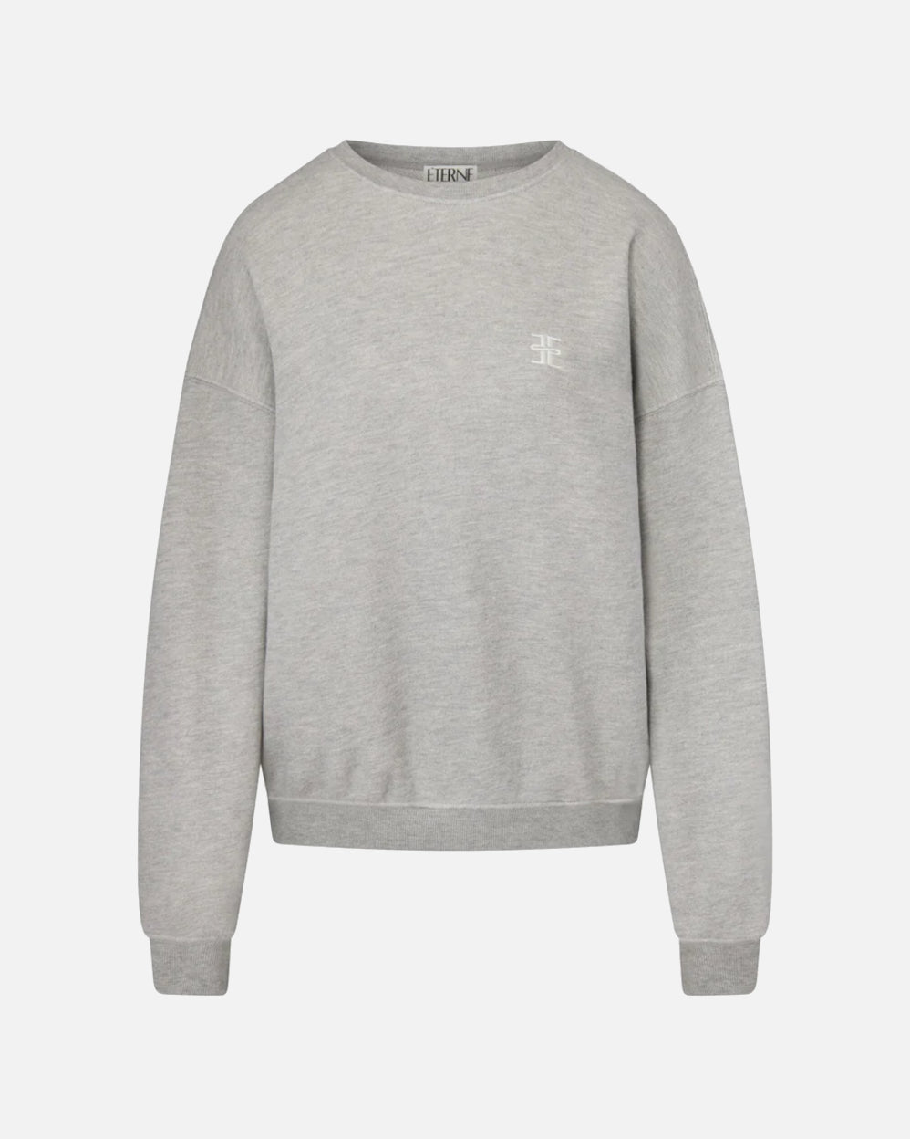 Èterne Oversized Crewneck Sweatshirt Heather Grey