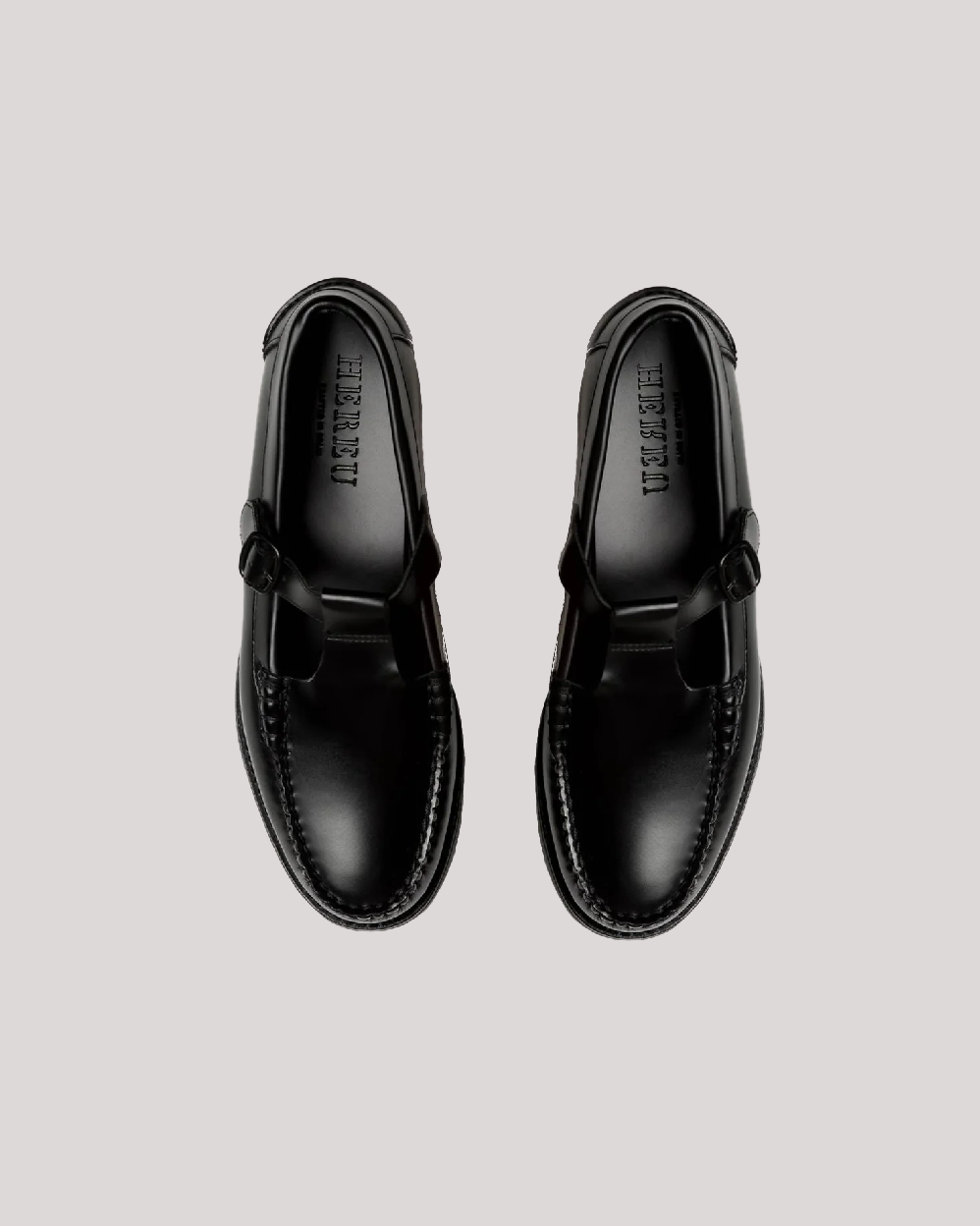 Hereu Alber T-bar Loafer Black