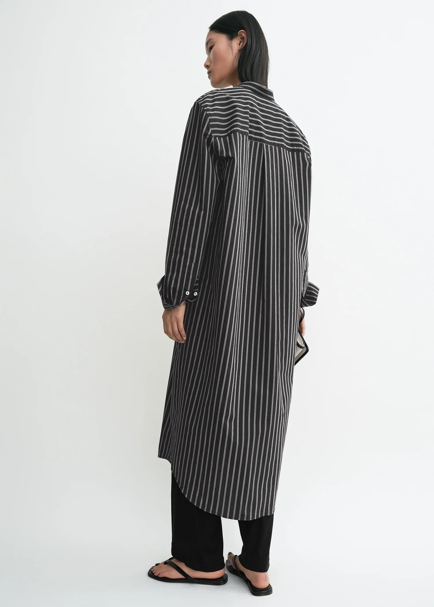 Toteme Black/White Striped Summer Tunic