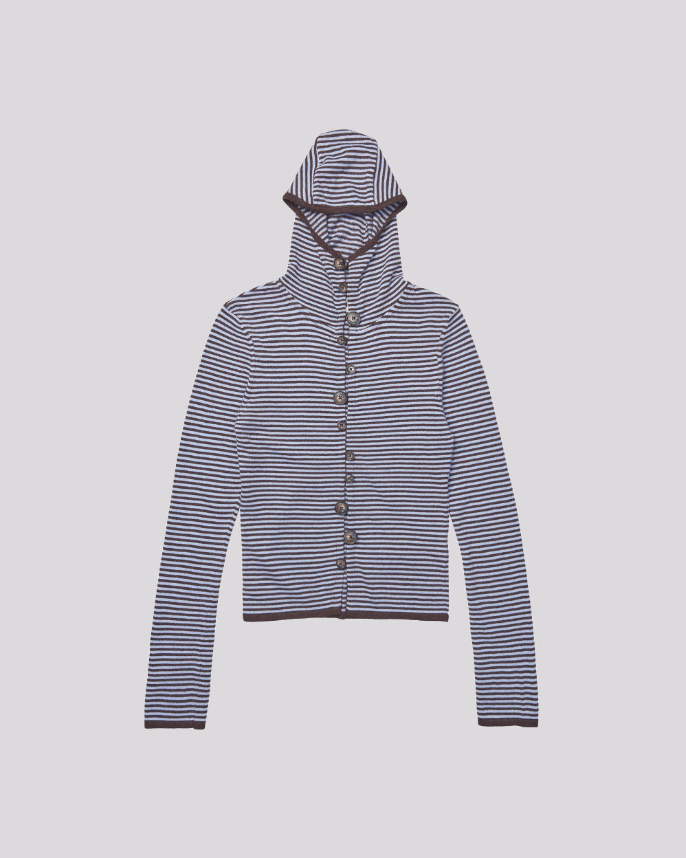 Kernemilk Light Blue/Dark Brown Looney Cardigan