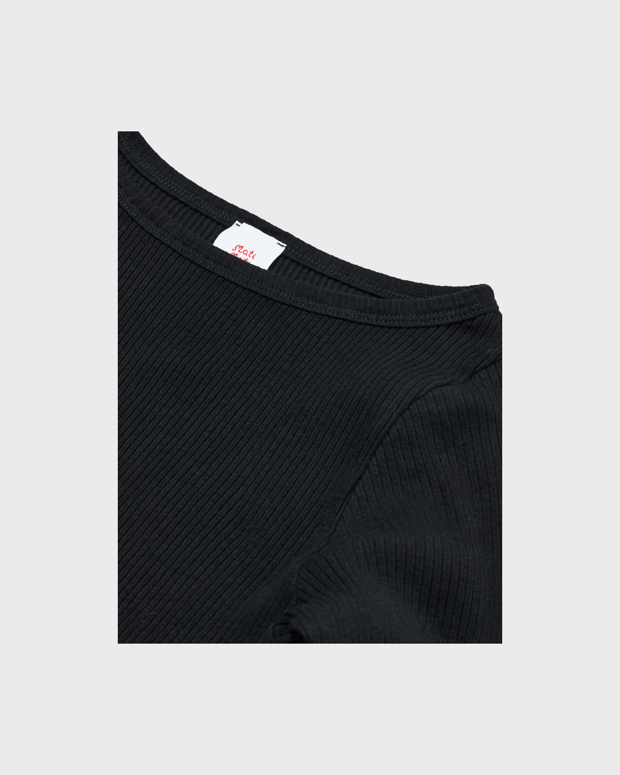Mati Mati Black Laura Boat Neck Blouse