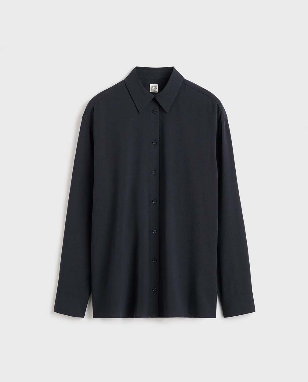 Toteme Navy Classic Fluid Shirt