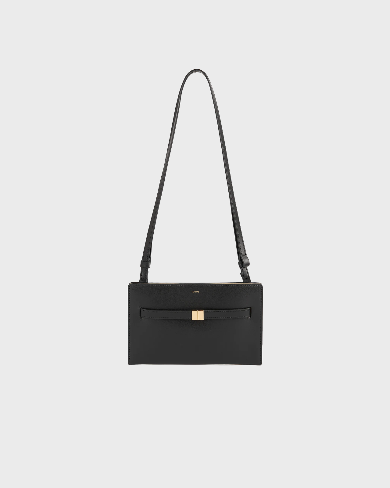 Toteme Black Belted Leather Crossbody