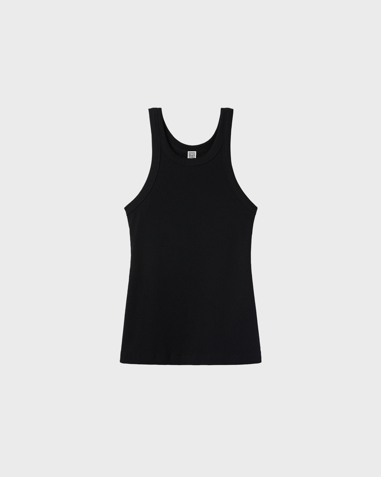 Toteme Black Curved Rib Tank