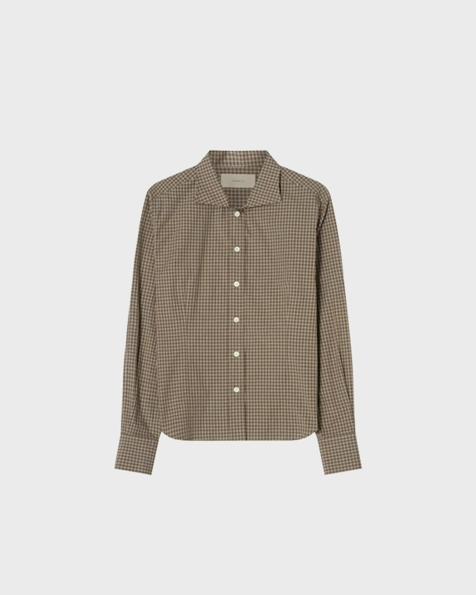 Jeanerica Brown Check Vera Shirt