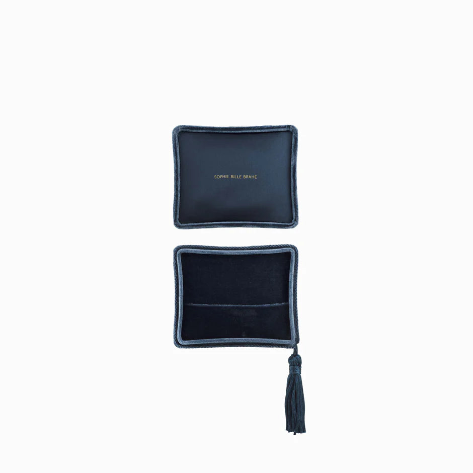 Sophie Bille Brahe Velvet Blue Jewelry Box