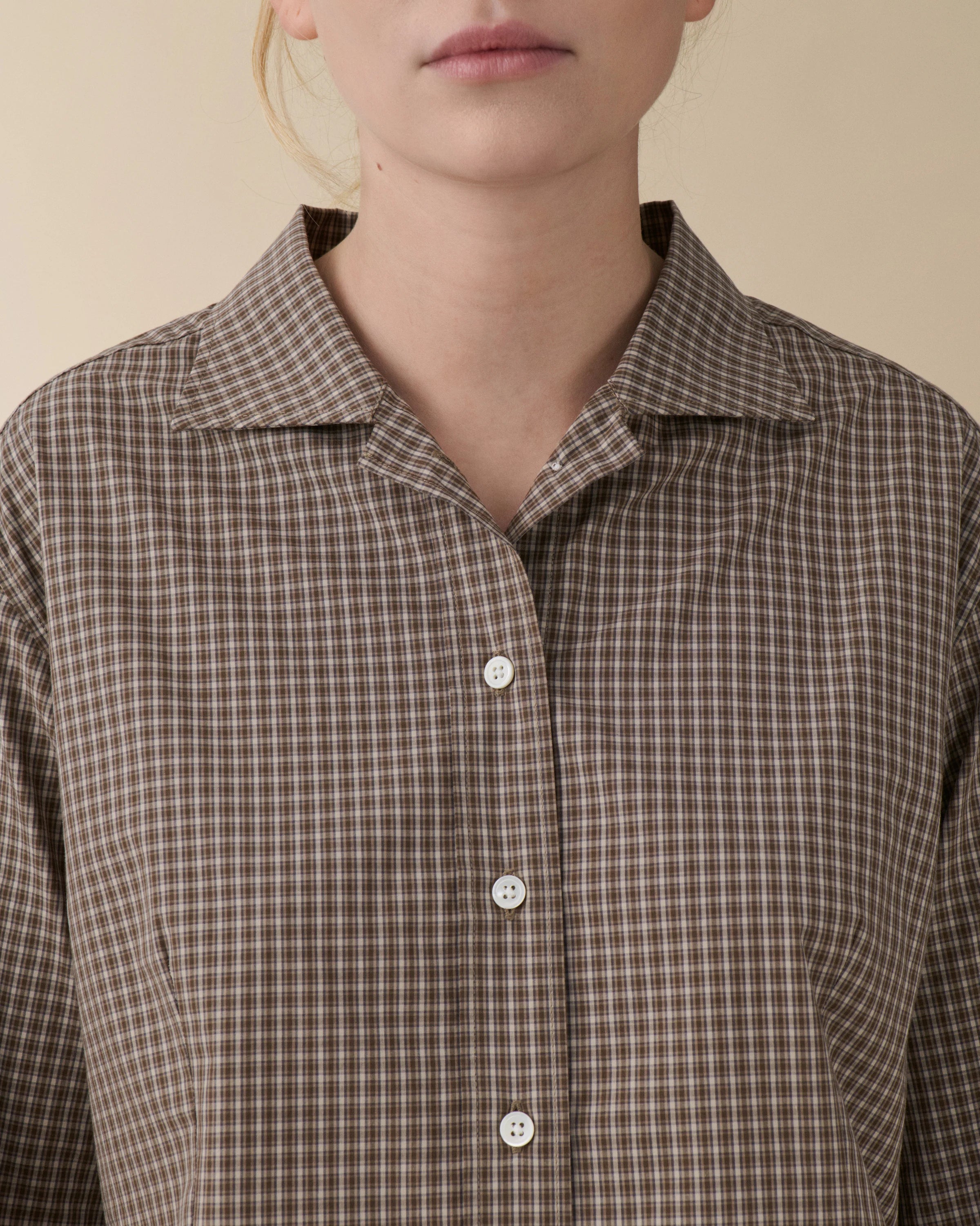 Jeanerica Brown Check Vera Shirt