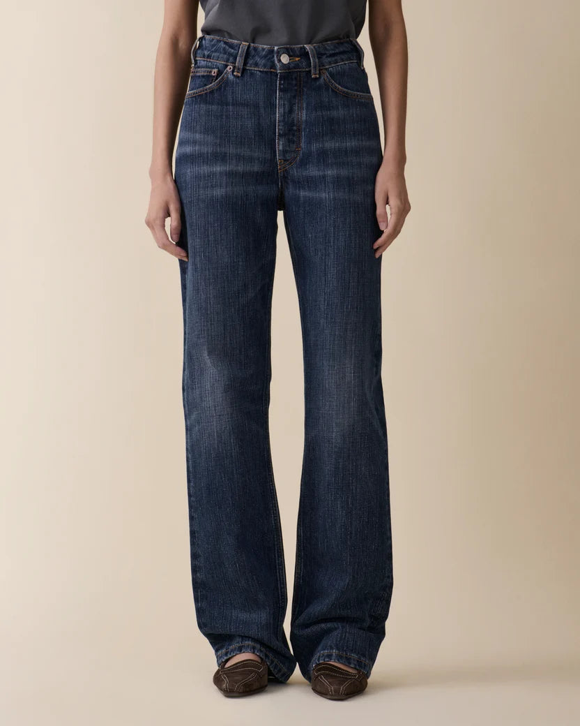 Jeanerica Dark Blue Righe Virgo Jeans