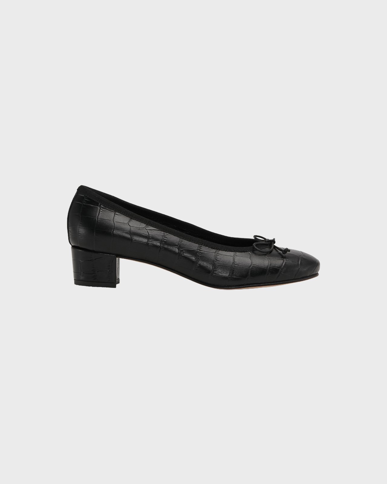 Yori Jomo Croco Nero Sophia Ballerina