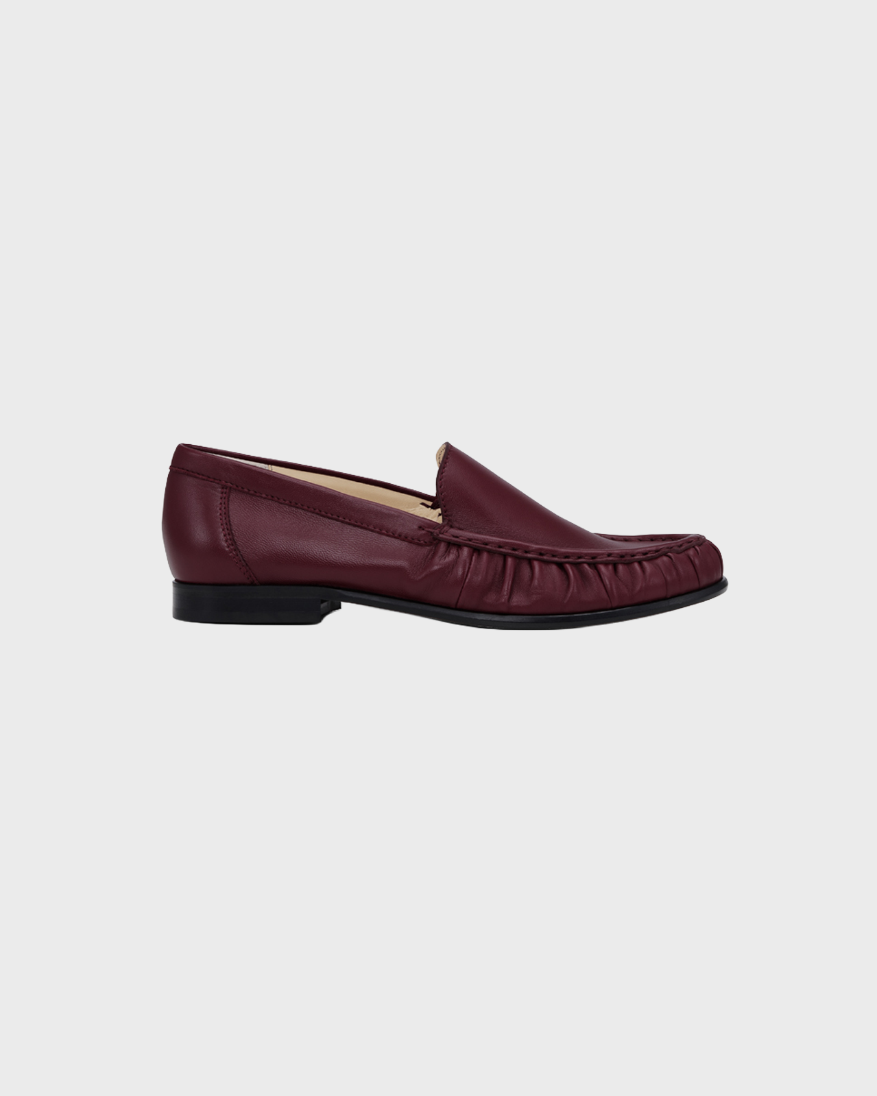 Yori Jomo Nappa Merlot Alba Loafers